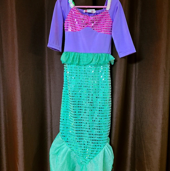 Littler Mermaid Costume Dress - Picture 1 of 2